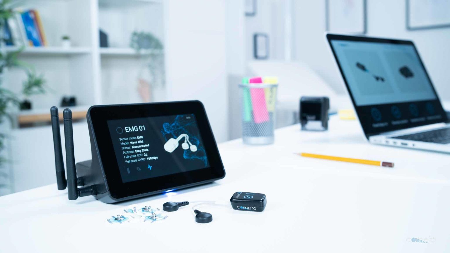 Cometa Wireless EMG solutions Logemas